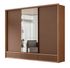 Santos Andira - GR Milan - 3Pts - Com Espelho - Wood e Couro - FI - E-Commerce